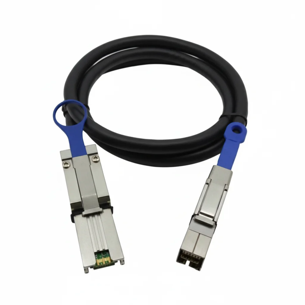 

Lenovo 00MJ163 Mini-SAS/Mini-SAS HD Data Transfer Cable - 492 ft Mini-SAS/Mini-SAS HD Data Transfer Cable for - Used-Like New