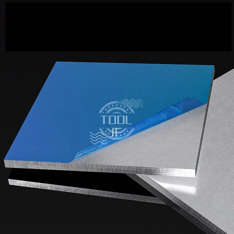 

8-50mm Thick 7075 Aluminum Sheet Plate Block 50x50 100x100 100x200 150x150 Sizes for CNC Processing Large Aluminum Materials