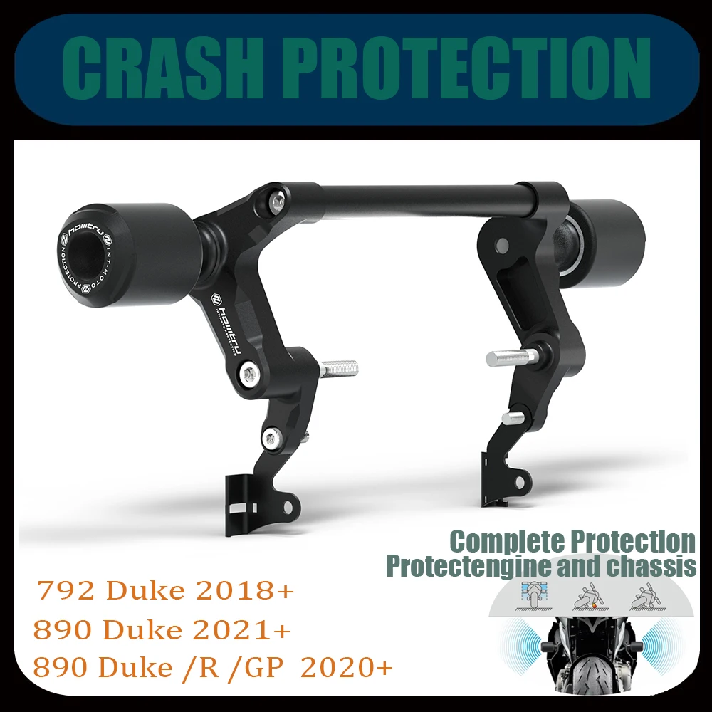 

Motorcycle Frame Sliders Crash Protector for KTM 790 890 Duke R GP 2018-2023 Fall prevention