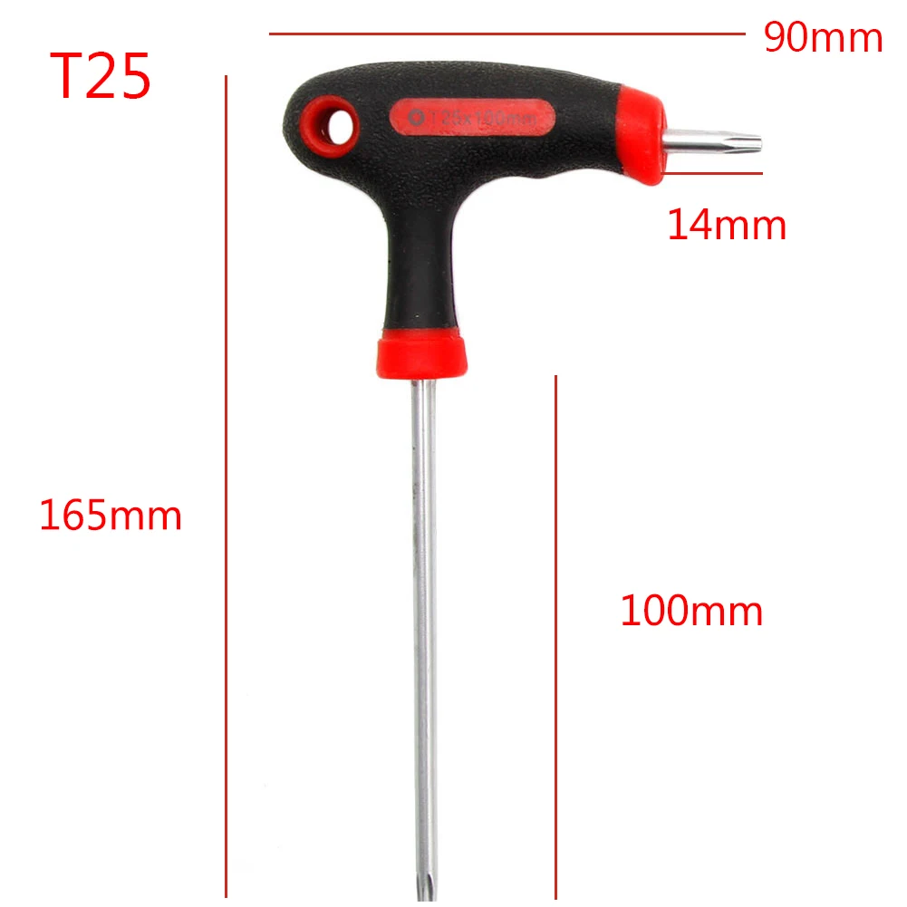 T-Handle Grip Torx & Allen for Key Screwdriver Driver Tool T10/15/20/25/30/4