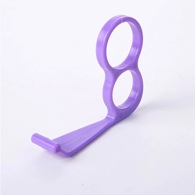 Cellphone Anti-fall Holder L-shaped Plastic Stand Portable Finger Ring Holder