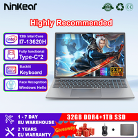 Ninkear N16 PRO Laptop 13th Gen Intel i7-13620H 16-inch 2.5K IPS 120Hz 32GB DDR4+1TB SSD Full-featured Type-C Face Unlock WiFi6