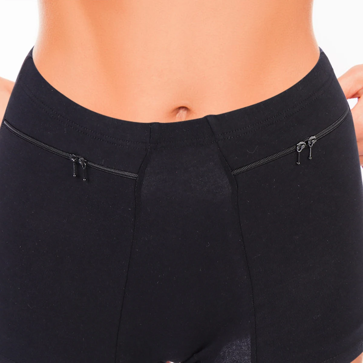 

1pc Women Safety Shorts High Waist Anti-Theft Underwear Elastic Secure Panty Skin-Friendly Breathable Leg Shape Underwear