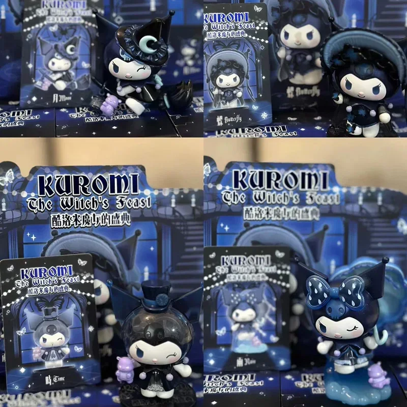 

Sanrio оригинальный Kuromi The Witch'S праздничная серия ручной работы 7-9 см кавайное украшение аниме фигурка орнамент настольная Коллекционная модель