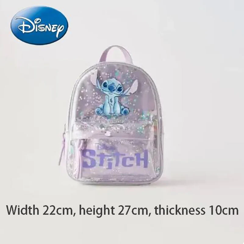 Disney New Lilo & Stitch Plush Toys Kawaii Plush Messenger Bag Girl Handbag Anime Stuffed Toys Children Cartoon Plushie Soft Bag