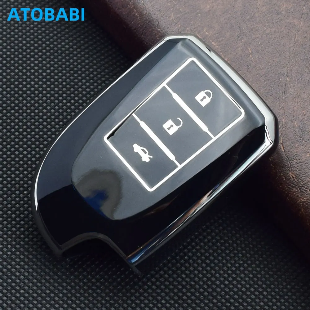 TPU Car Key Cover Remote Fobs Case Keychian Holder Auto Accessories For Toyota Aygo 2017 2018 Yaris Porte Spade Hiace Regiusage