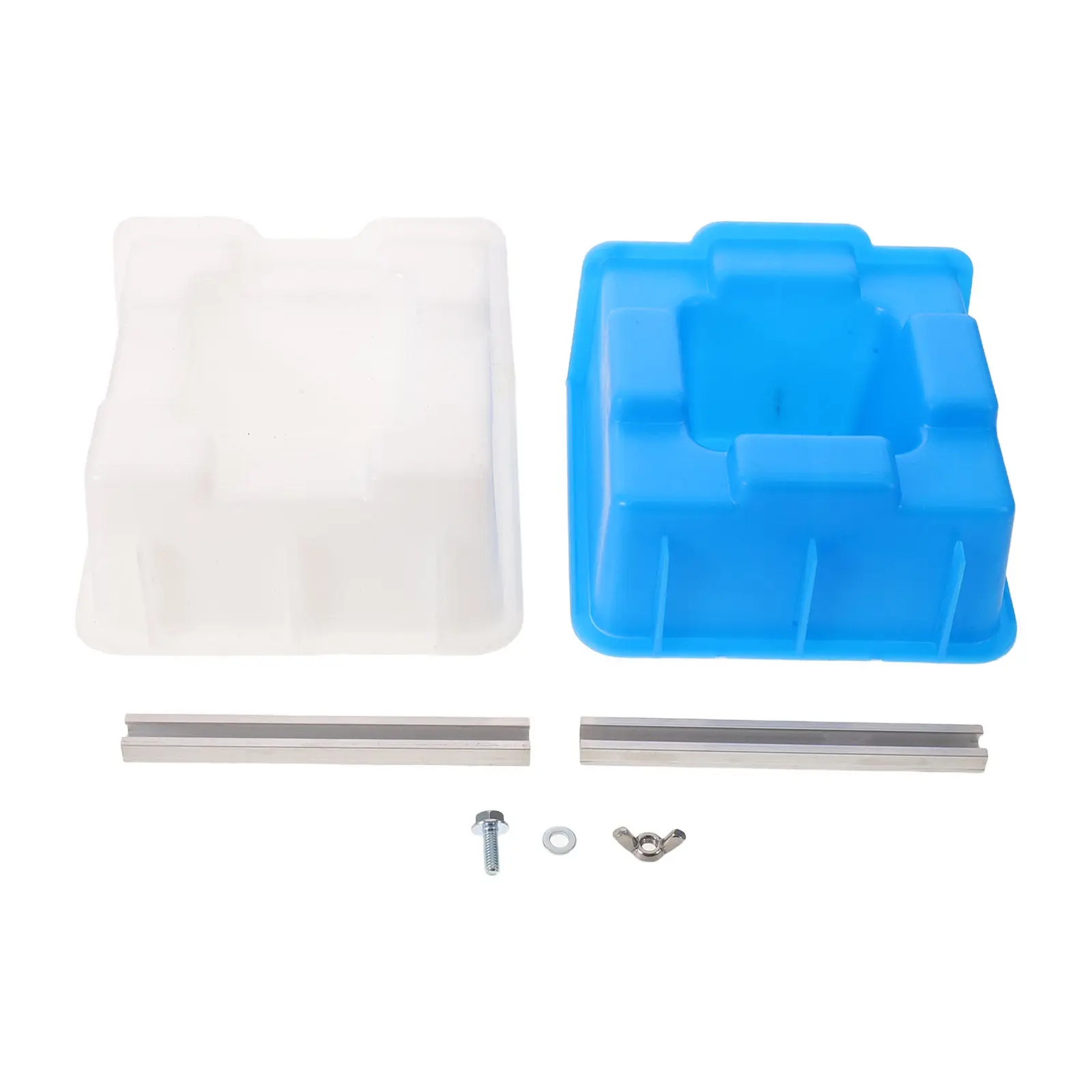 Reusable High-Density Polypropylene Concrete Brick Mold for Garden Paver Cement Mold DIY Pathway Wall Hollow Brick Making