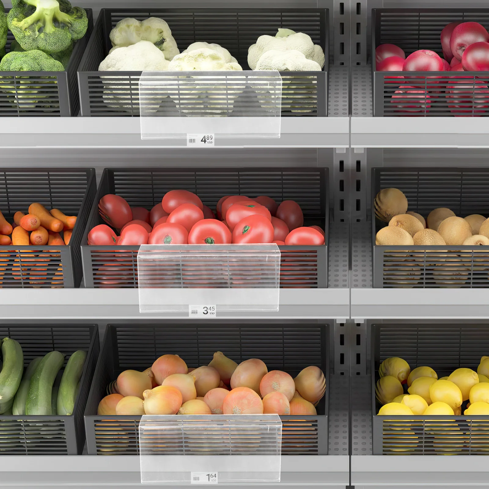 

20pcs Price Tag Holder Acrylic Clear L-Shaped Display Stand For Tabletop Counter Restaurant Office Retail Shelf Label Display