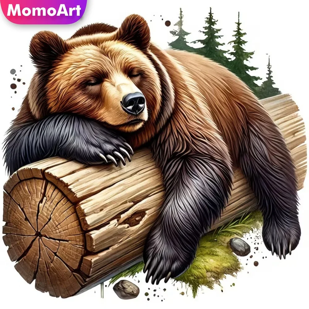 Momoart New Arrival Diamond Mosaic Bear Animal Acrylic Craft