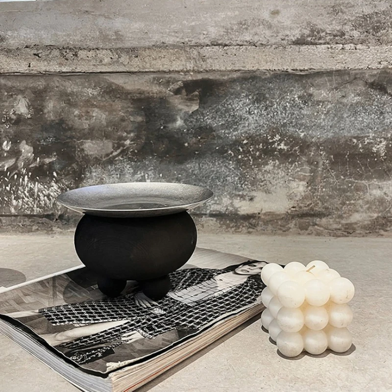 Modern Metal Aroma Oil Diffuser,Round Desktop Jewelry Display,Creative Living Room Candle Holder,decor for home coffee shop