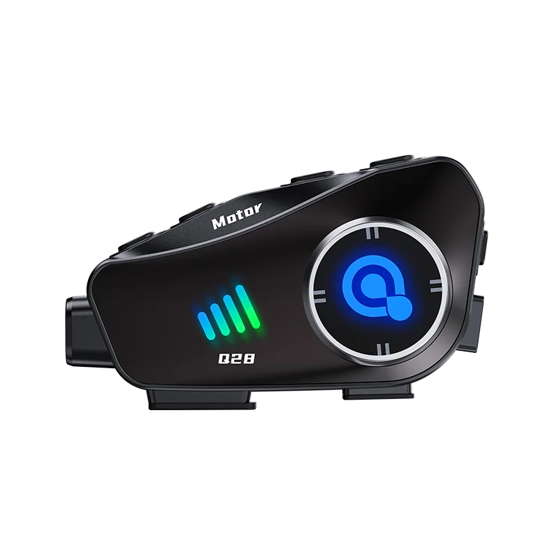 

Q28 Bluetooth Motorcycle Helmet Headset 1080P HD Video Dashcam Wide-angle Lens Wireless Camera Waterproof motorbike Recorder