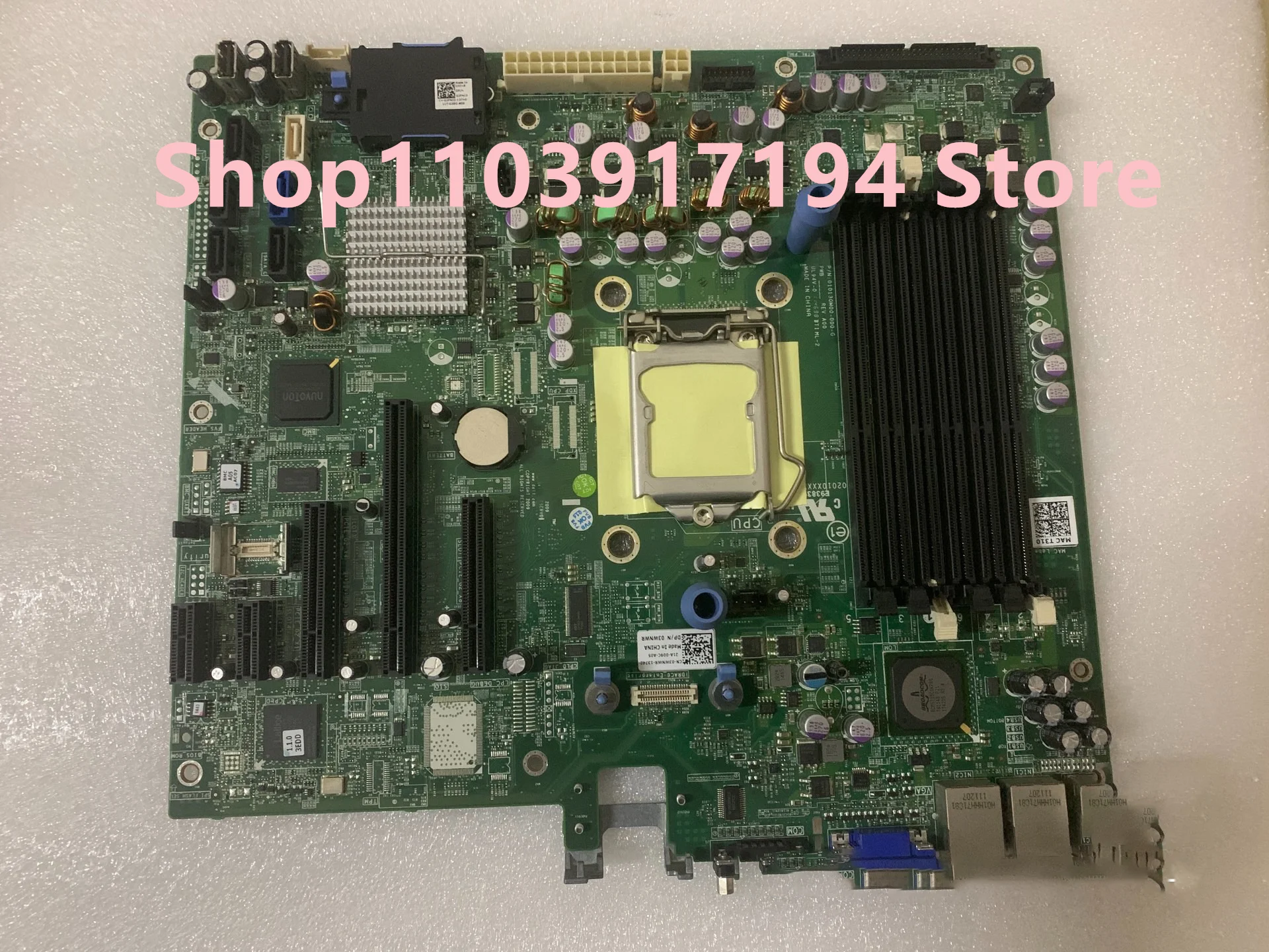 FOR DELL T310 03WNWR Tower server motherboard KMW1J MNFTH P673K 2P9X9