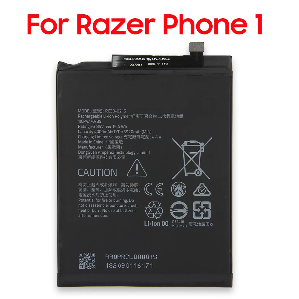 Replacement Battery For Razer Phone2 Phone1 Phone 1 2 Rechargerable New Battery RC30-0215 RC30-0259