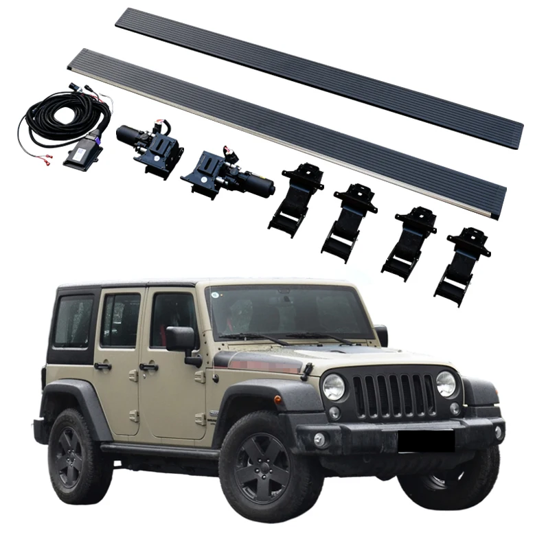 

Автоматическая электрическая боковая подножка для Jeep Wrangler JK 4-дверная подножка для Sahara Rubicon 2008-2017