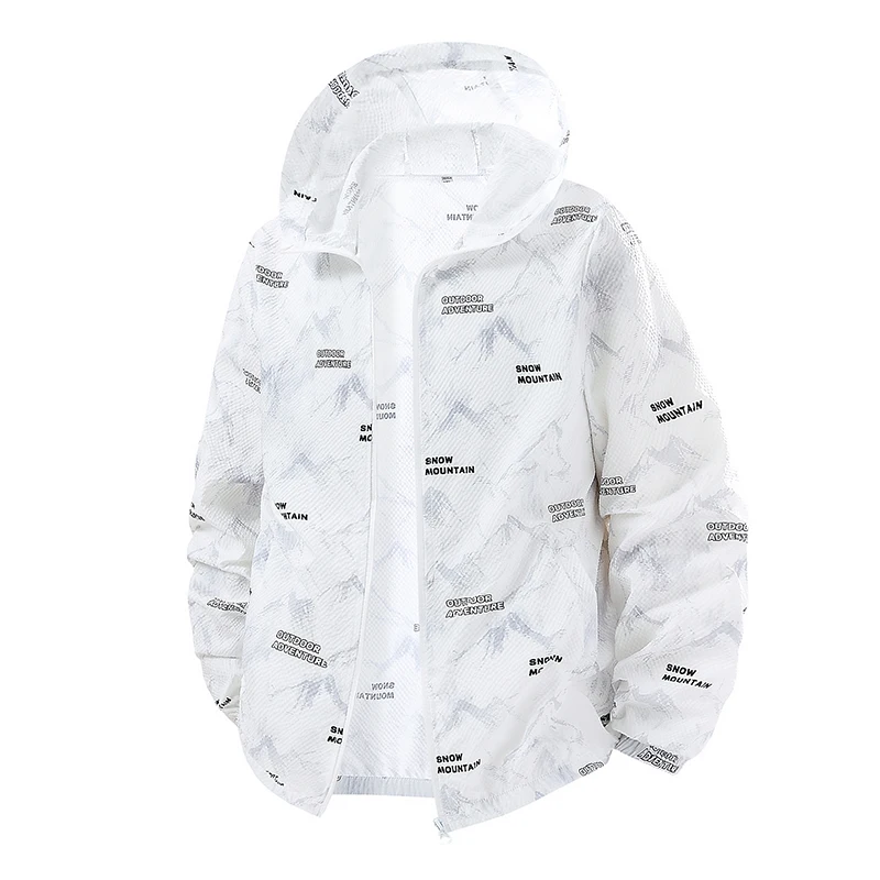 Multi Colored High-quality Men's Sun Protection Jacket Summer Casual Breathable Skin Clothing Fashionable Outdoor Fishing Tops