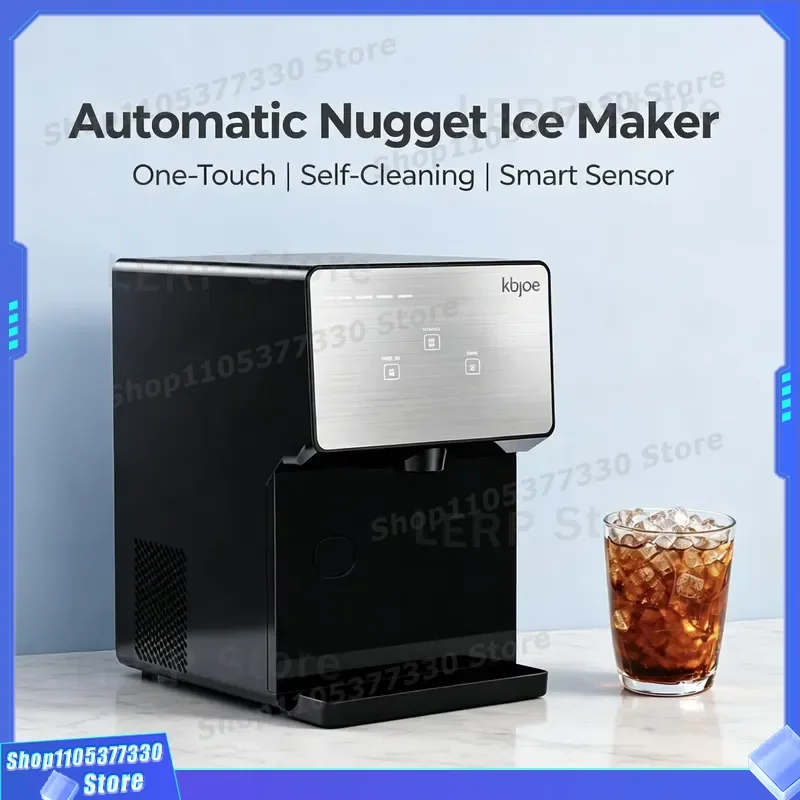 New arrivals, ice machine, automatic commercial ice machine, desktop, suitable for restaurants and offices 15kg/24 hours,