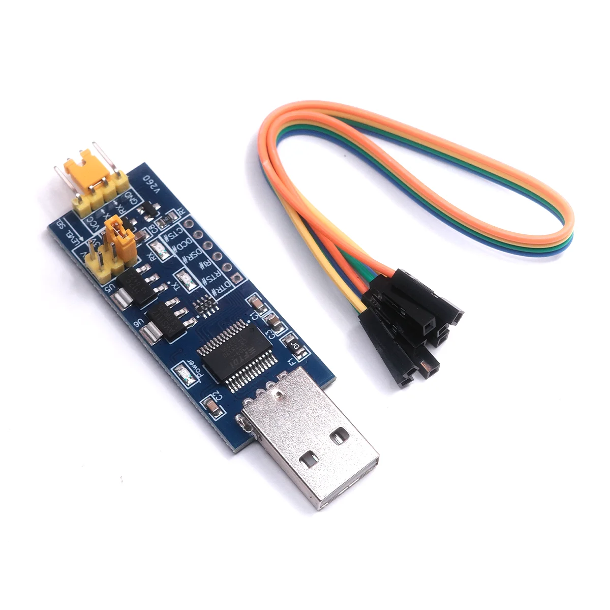 FT232RL serial port module USB to TTL serial port small board 5V 3.3V 1.8V level Download the burn line