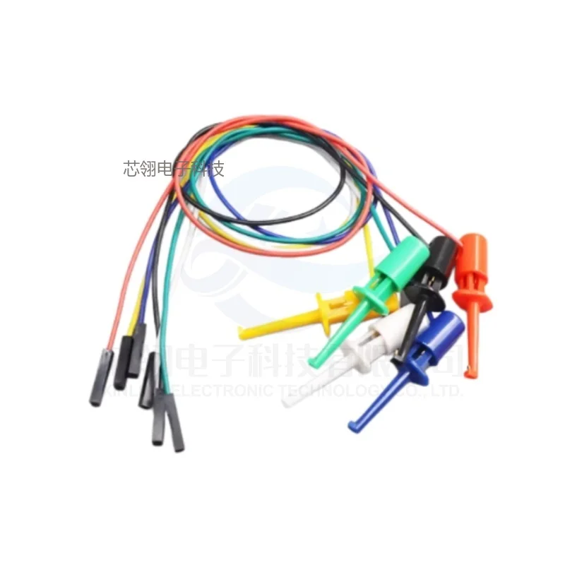 Test Hook with Male and Female Head, DuPont Line Transistor Tester, Electric Hook Type, Instrument Test Clip