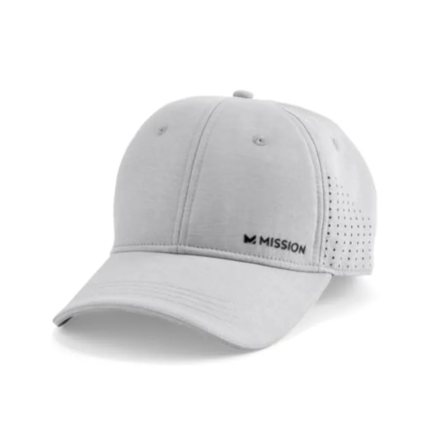 

MISSION Cooling Vented Performance Hat Unisex One Size Cap for Workouts Golf Running Sweat Water Activated Technology to Keep Y