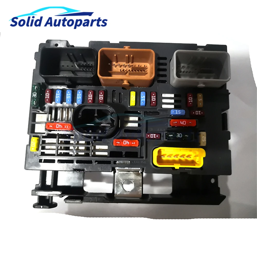 9675878080 Engine Fuse Box BSM For Fiat Scudo Citroen Berlingo Peugeot Partner R03 2008-2019 9807028880 9807028680 9675878280