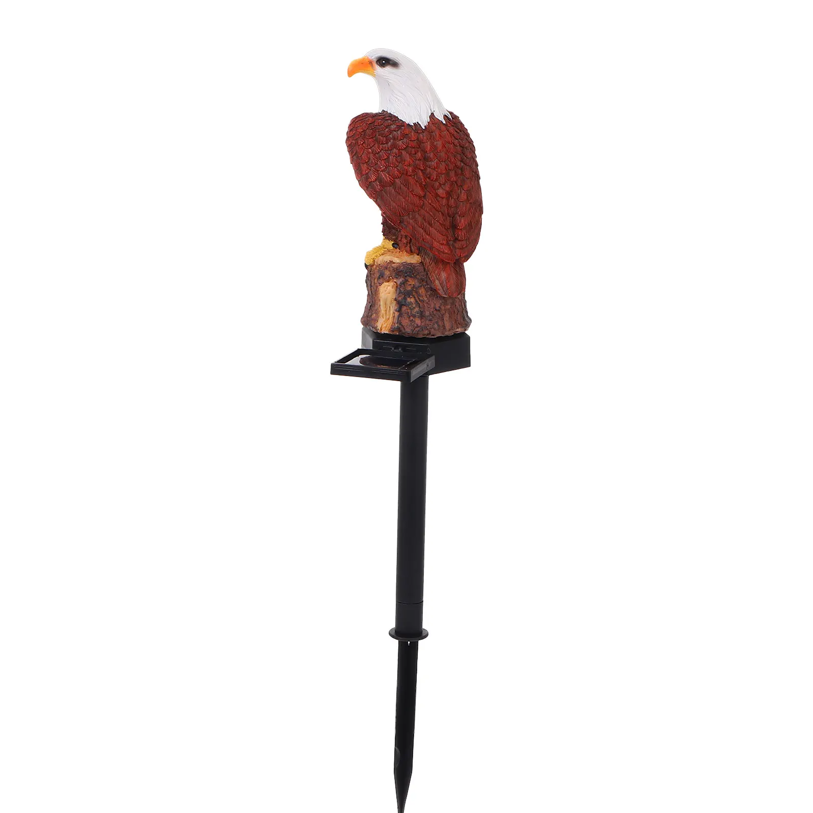 1Pcs Solar Owl Shape Lawn Ground Lamp Decorative Garden Outdoor Night Light Solar Lamp Adornment Warm LED Yard