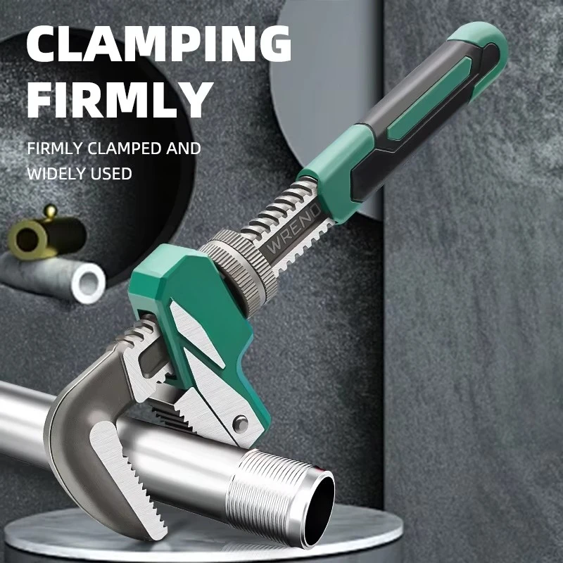Quick Universal Household Small Pipe Wrench Large Opening DIY Grade Tools for Water Heating Customized Support