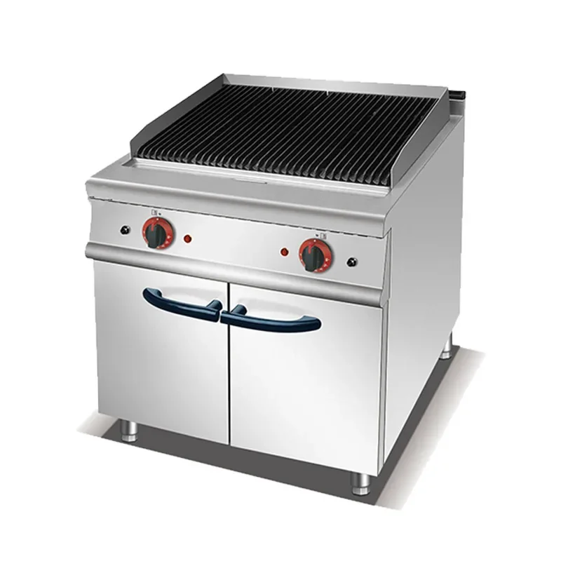 Vertical double-head electric oven Volcanic stone barbecue oven Deluxe furnace Benchtop combination oven Grill machine High