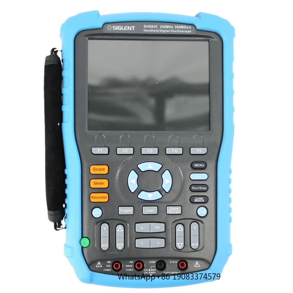 

Цифровой осциллограф Siglent SHS820, портативный, 2 канала, 200 МГц, 500 МВыб/с, 32 кАмпл, осциллограф-мультиметр Siglent