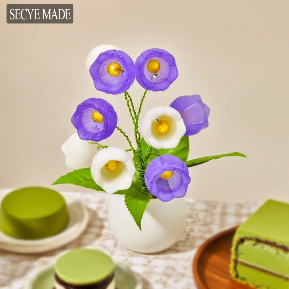 

Acrylic Decorative Small Potted Plants DIY Car Ornaments Beaded Handicrafts Ornaments Artificial Flower Plants L16