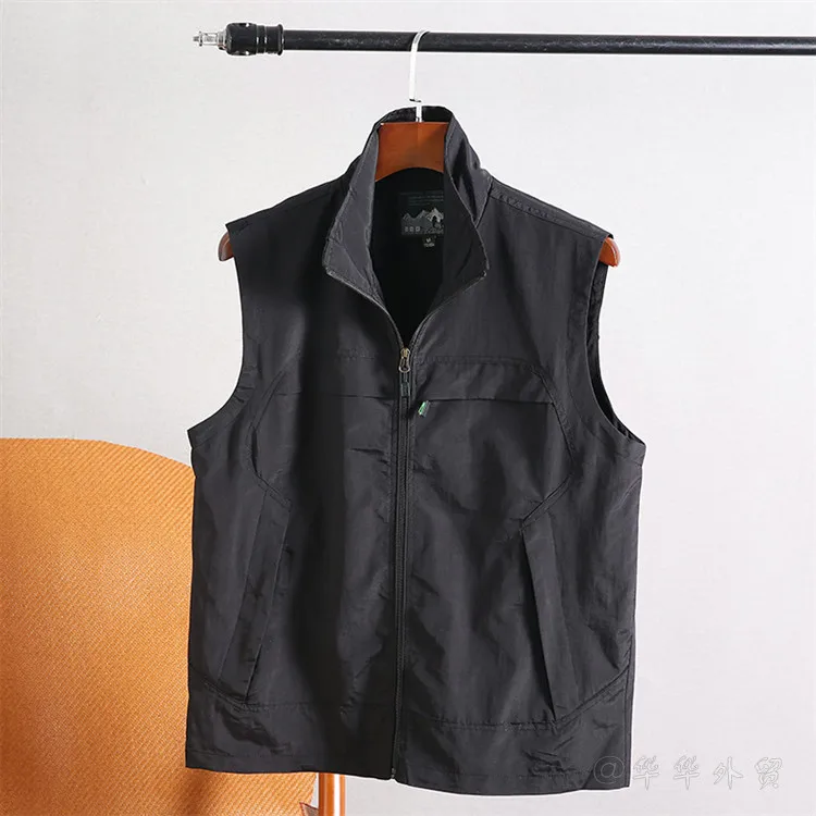 Fishing vest, men's budget, outdoor mountaineering, functional road, multi-functional pocket, tactical vest, workwear