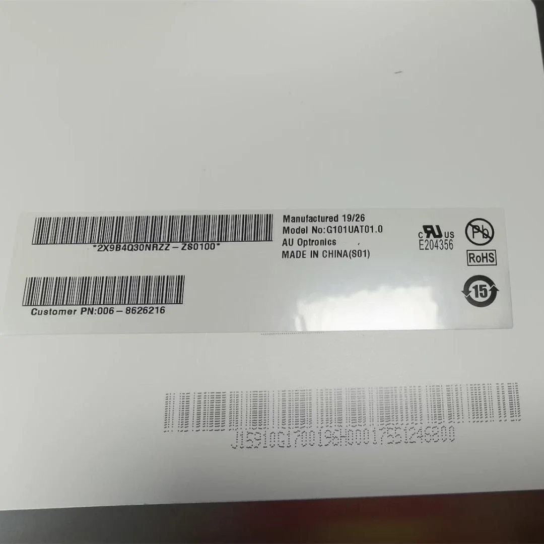 

G101UAT01.0 10.1inch Light Source Industrial Laptop LCD Screen Replacement Display Panel Matrix