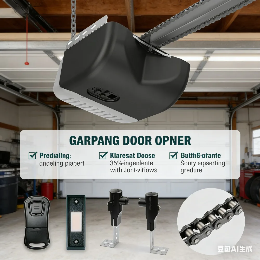 

Надежный цепной привод для гаражных ворот с мощным двигателем для домашнего использования