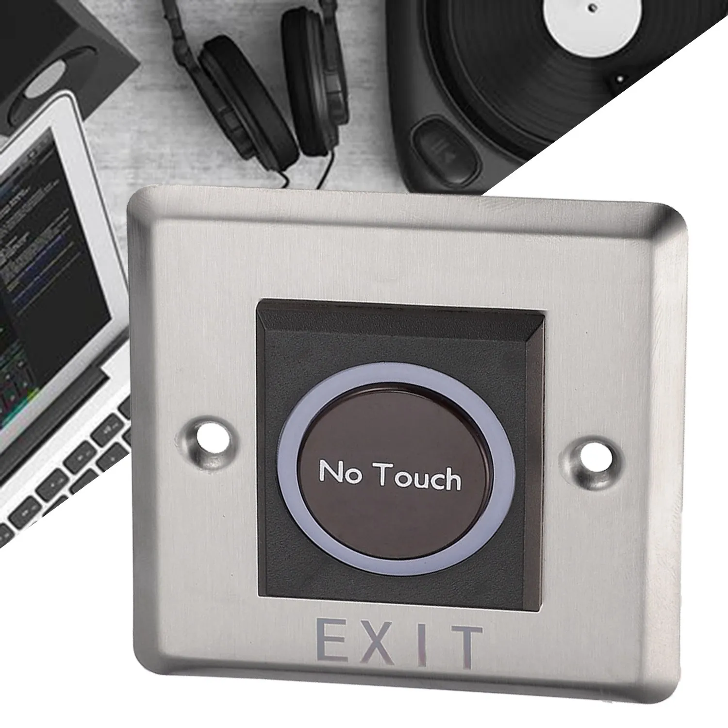 Infrared Sensor Switch No Contact Contactless Switches Door Release Exit Button with LED Indication