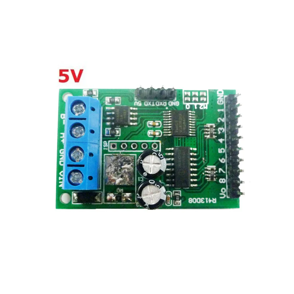 8CH DC 5V 12V 24V RS485 RS232 (TTL) Modbus RTU Control Module Modbus Rtu Protocol AT Instruction Multifunctional Relay Board PLC