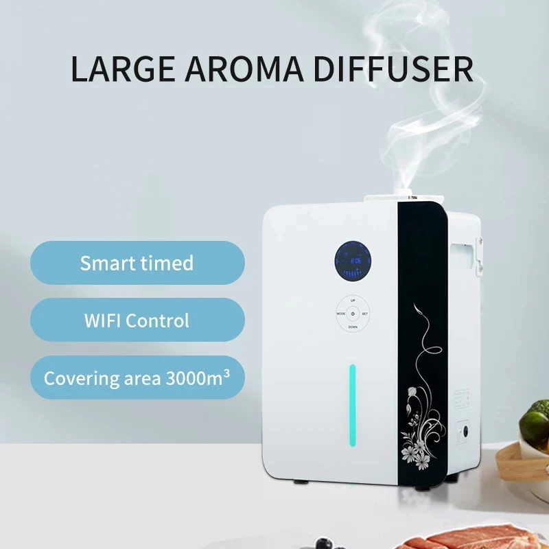 Aroma Diffuser Hotel Air Freshener Scent Machine HVAC Home Covering 3000m³ APP Phone Control Timer Essential oils Diffuser