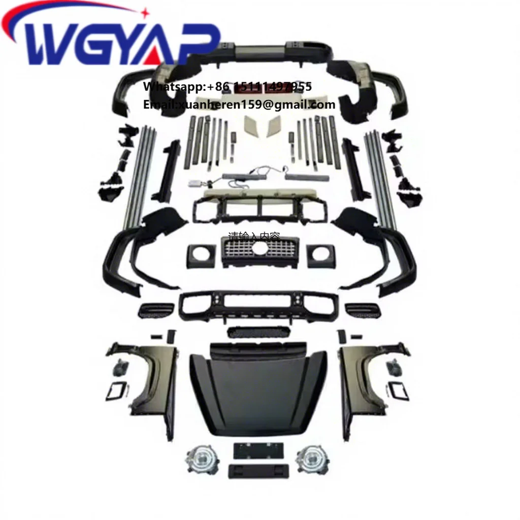 WGYAP Suzuki Jimny JB74/G63 2019+ Bumper Body Kit-High Quality Black Offroad Exterior Accessories Universal Fitment for