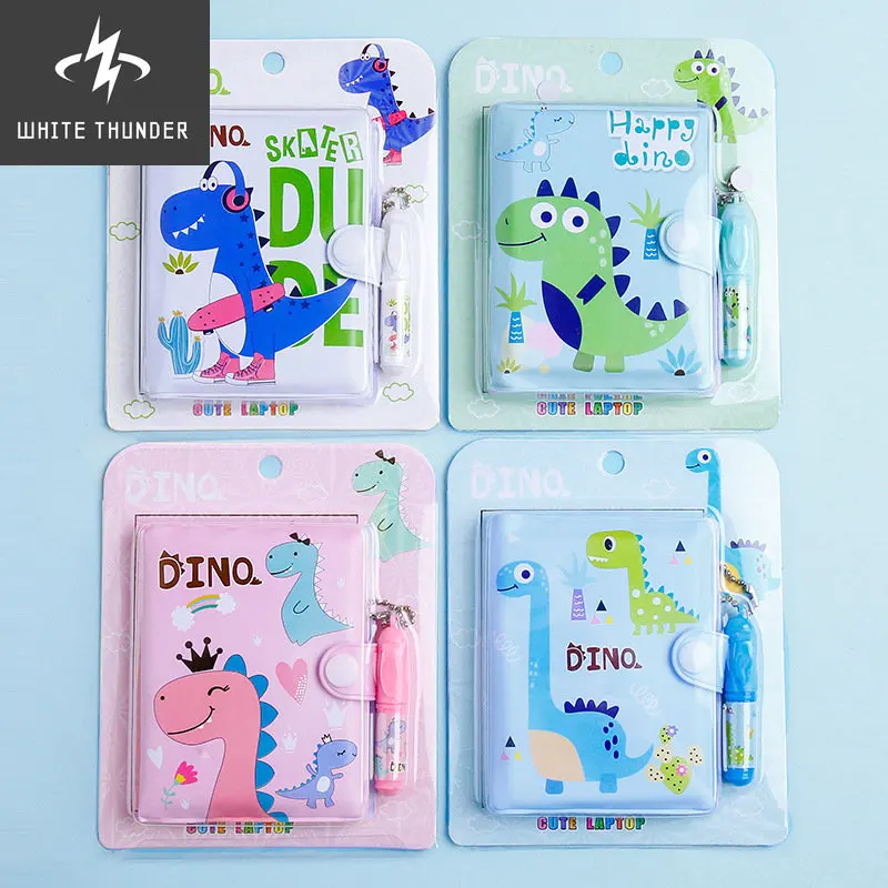 

Kawaii Dinosaur Stationery Set Cute Cartoon Notebook Kids Diary Planner Sketchbooking Pen Ballpoint for School Student Supplies