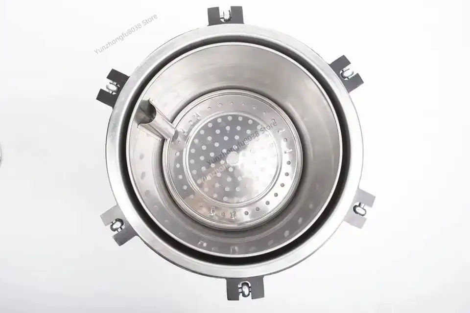 12L-25L Portable High Pressure Sterilizer Stainless Steel Steam Sterilization Pot Automatic Sterilization Autoclave Pot