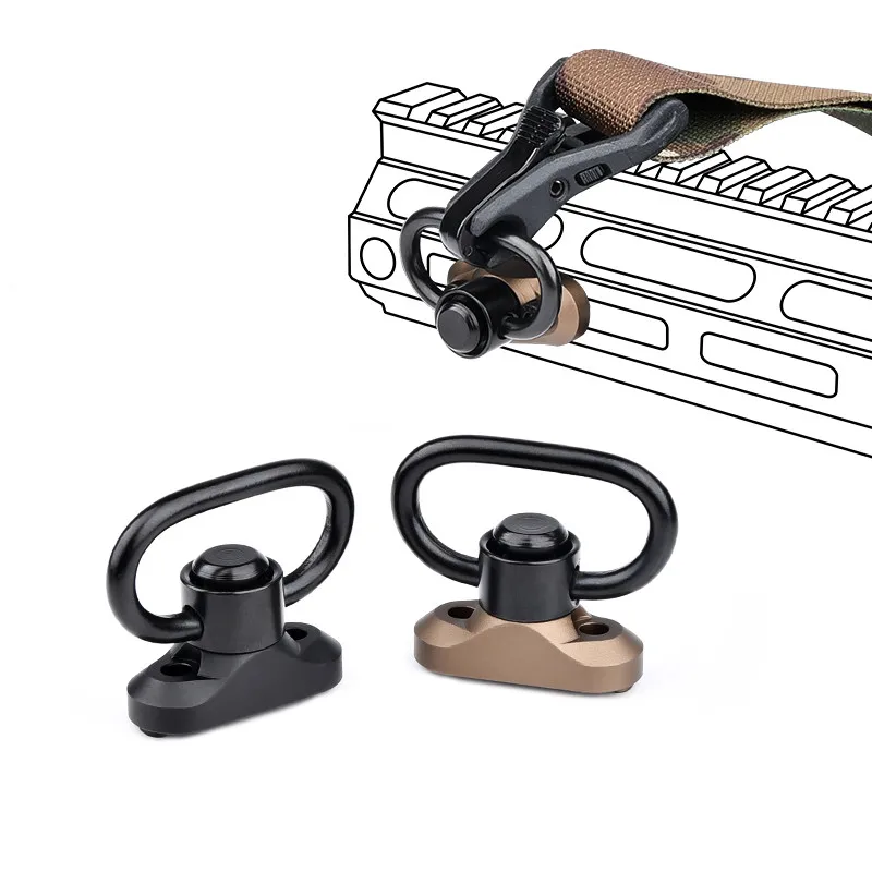 Imagem -06 - Wadsn Bcm qd Sling Swivel Adaptador Rail Mount M-lok Strap Buckle Metal Strap Loop qd Strap Rail Mount Aço Slisteel Botão