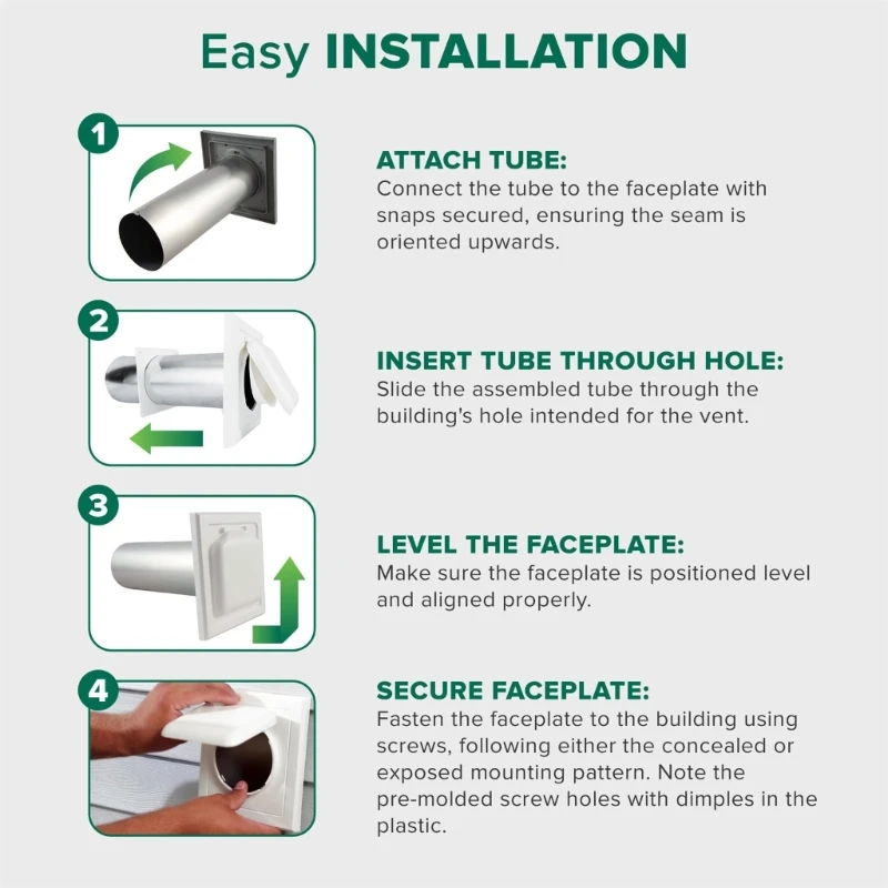 Outdoor Cover Efficient Double Door Ventilation Hood No More Dust & Debris dropshipping