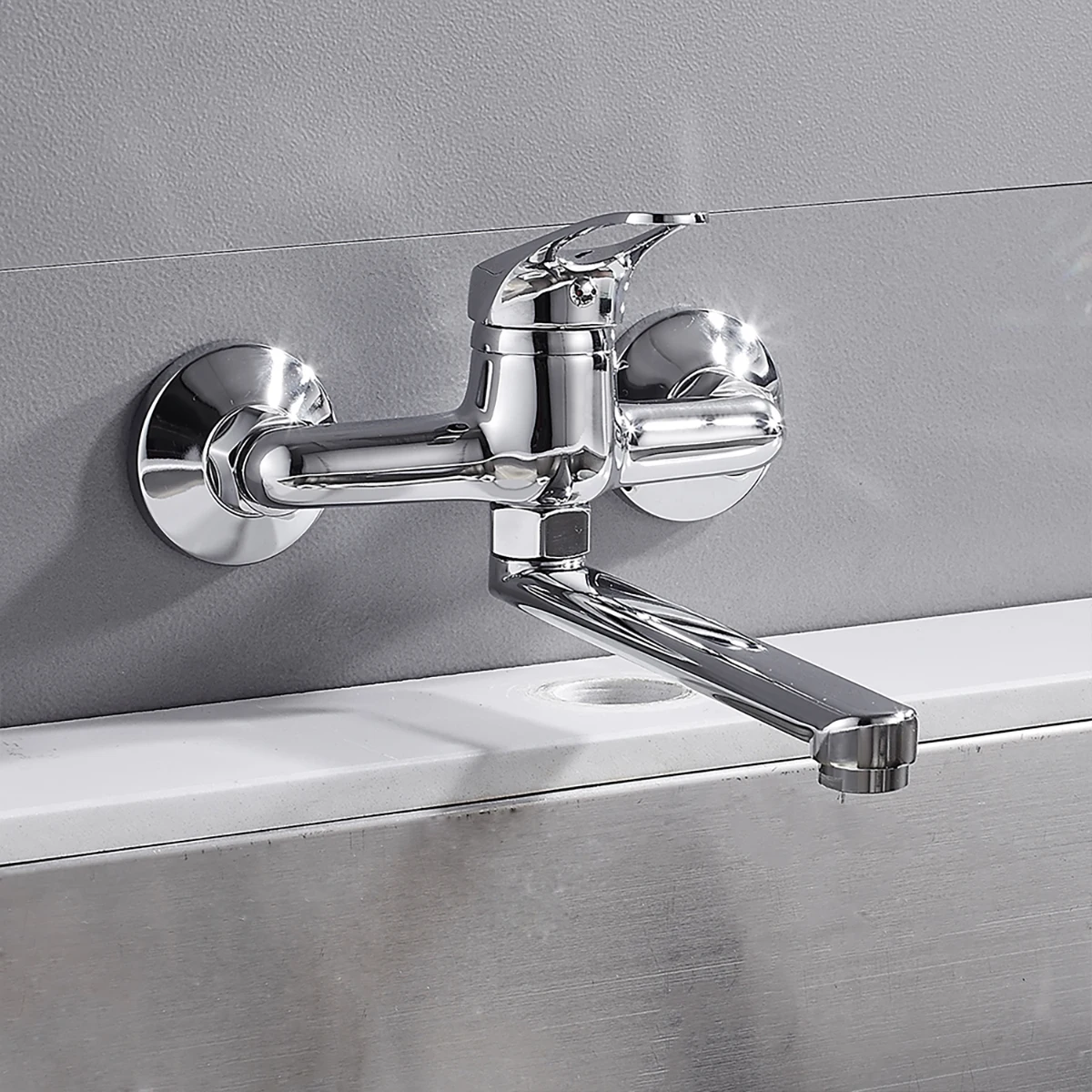 Thumbnail 3 - #18 Latest Wall-Mounted Kitchen Faucets Updates