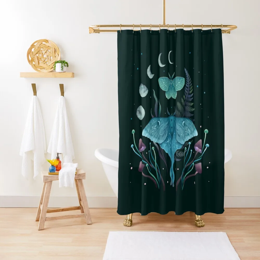 

Luna and Emerald Shower Curtain Bathroom Box For Bathrooms Shower Set For Bathroom Shower For Bathroom Curtain