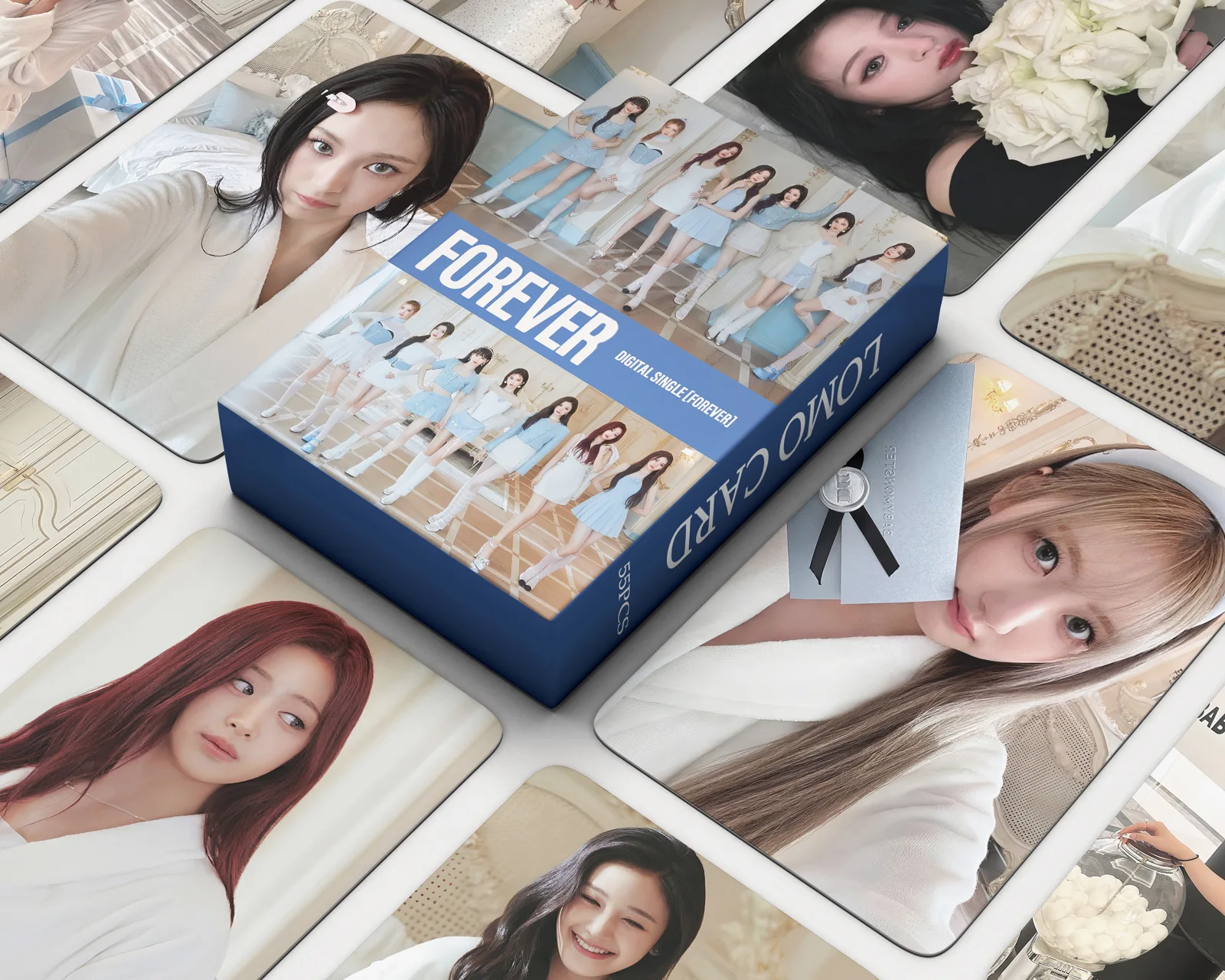 

55Pcs/Set BABYMONSTER Lomo Cards New Album FOREVER HD Print Photocards ASA AHYEON HARAM Girl Group Fans Collection Gifts