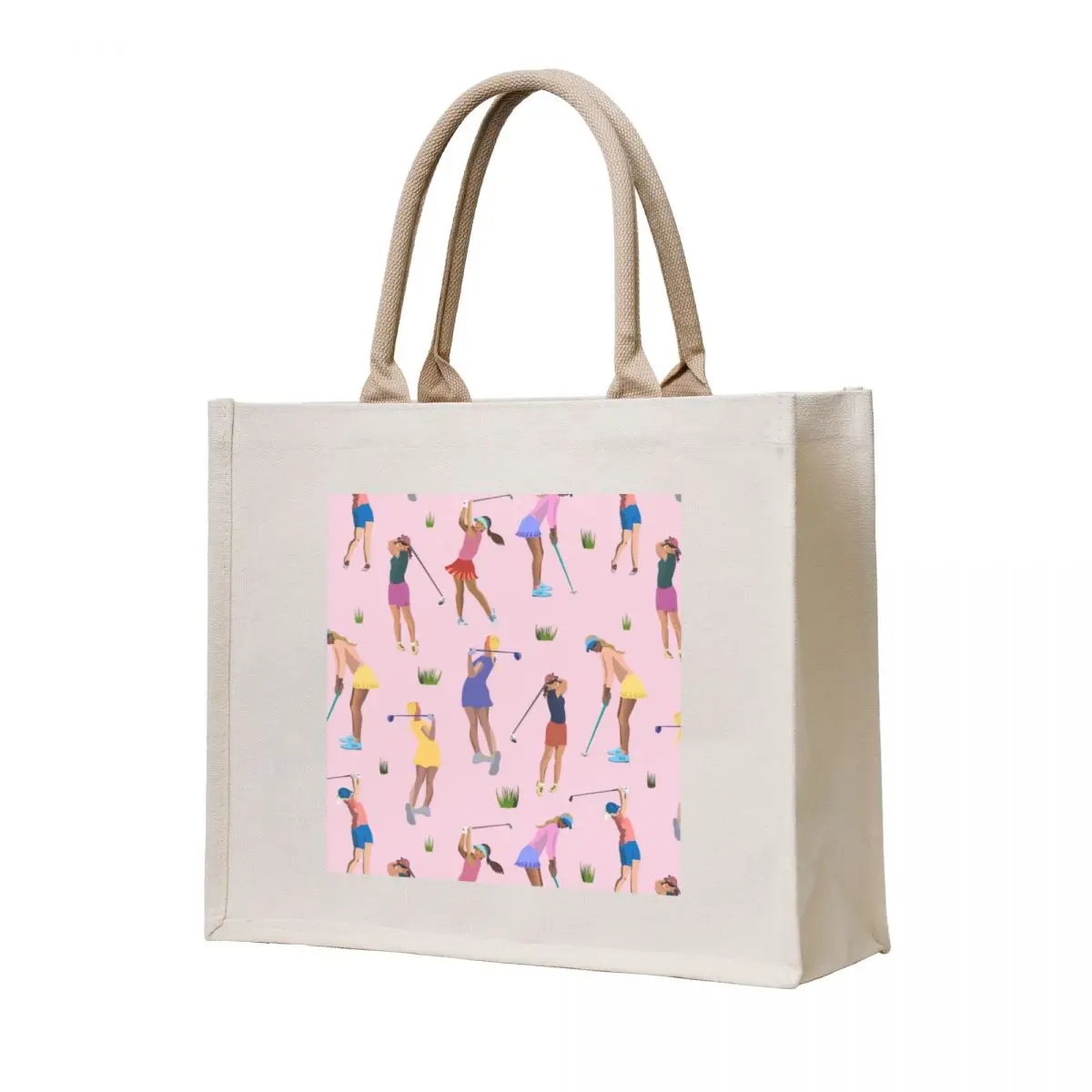 

Golf girls on the course Tote Bag hand bags Lady bags reusable grocery bags tote men