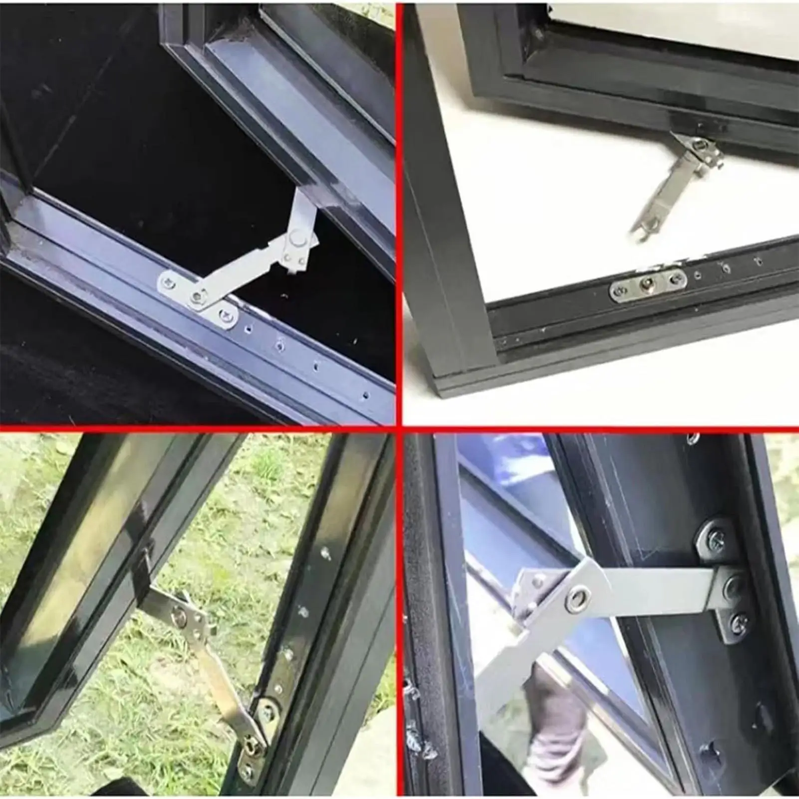 بابية نافذة قفل نافذة أقفال أمان الطفل مقيد الحرس سدادة الفولاذ المقاوم للصدأ الأمن للمنزل RV فناء المنزل #1