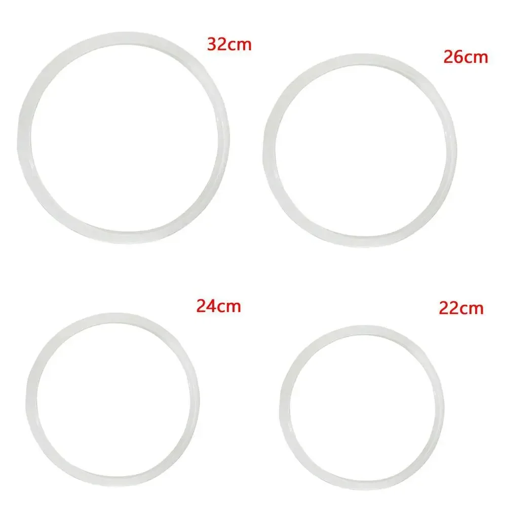 22/24/26/32cm Rubber Clear Electric Pressure Cooker Cooker Gasket Pressure Gaskets Silicone Tools Replacement For Kitchen K3Y3