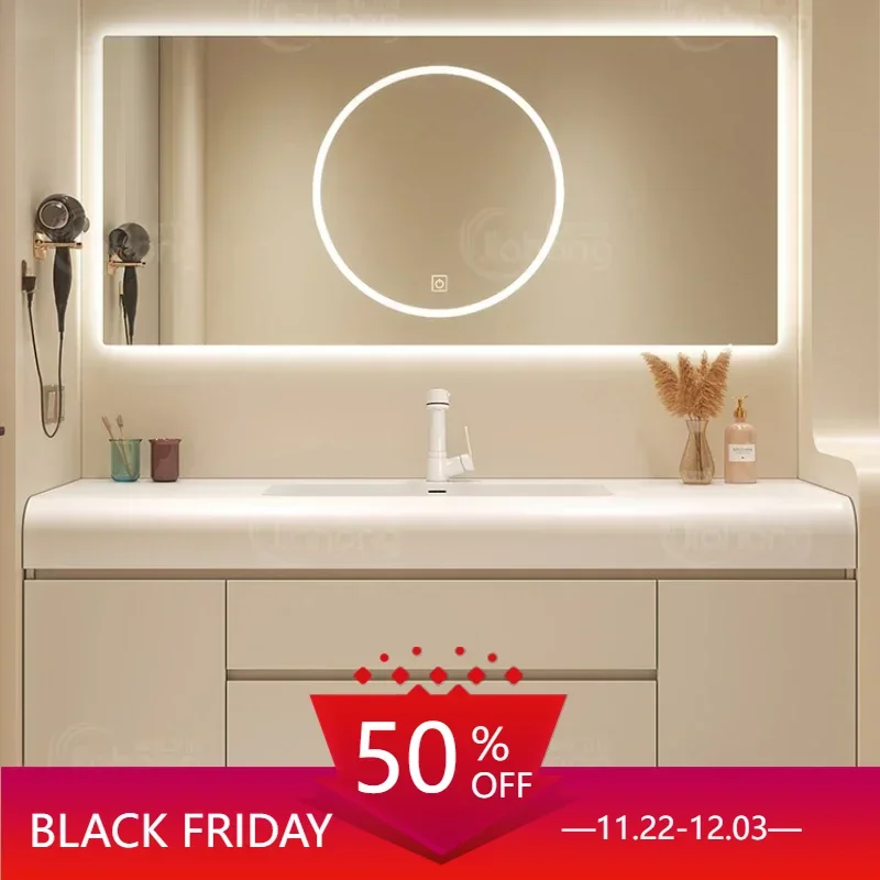 Drawer Cabinet Bathroom Luxury Storage Mirrors Storage Multifunction Home Bathroom Narrow Kylpyhuone Kaappi Cabinet Washbasin