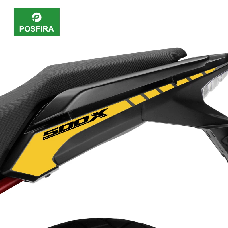 

POSFIRA Motorcycle Rear Seat Stickers Vinyl Decal for Honda CB500X CB 500 X 500X 2016-2023 2018 2019 2020 2021 2022 Accessories