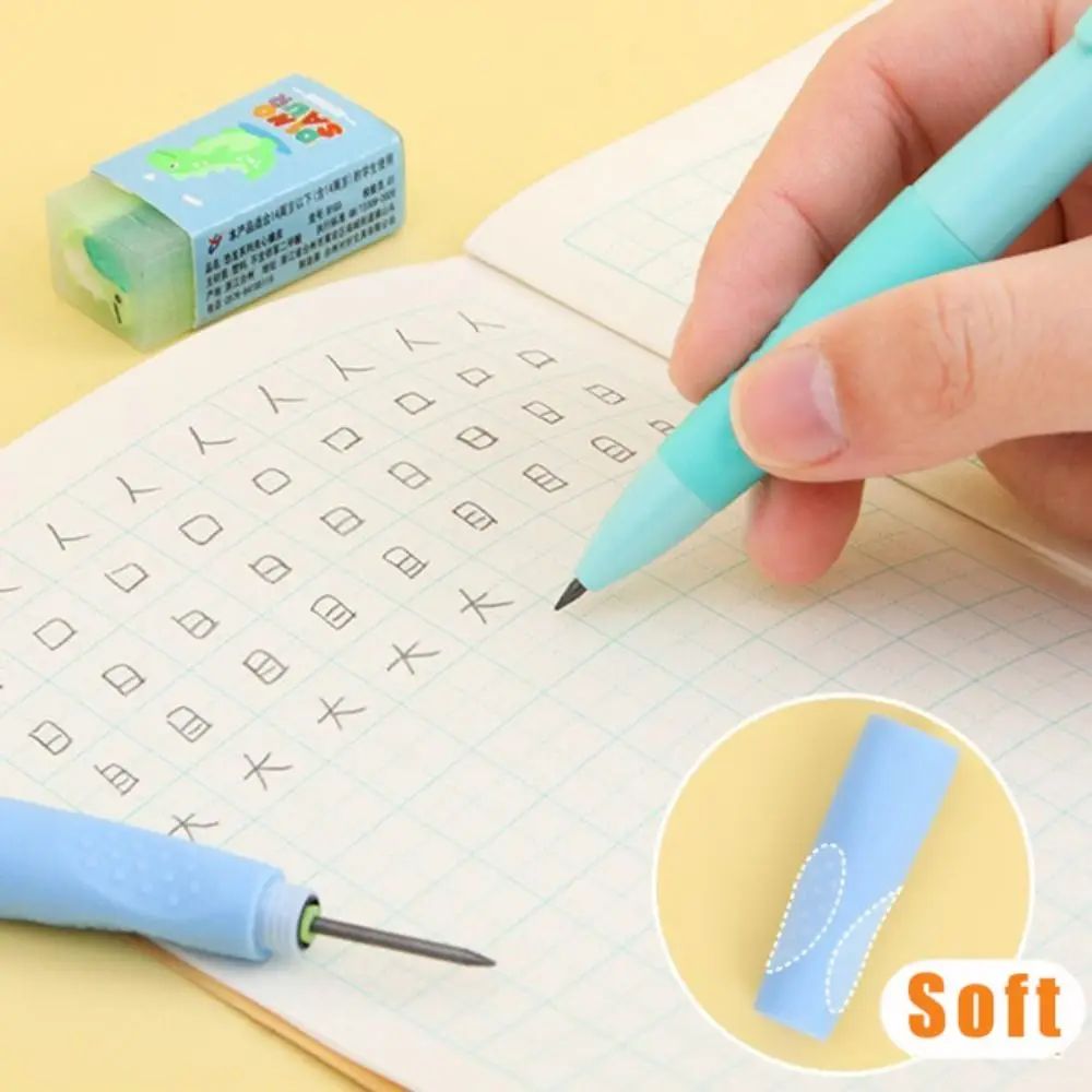 

2.0mm Mechanical Pencils with Sharpener Correct Holding Pen Posture HB Pencil Sketch Drawing Propelling Pencil for School Office