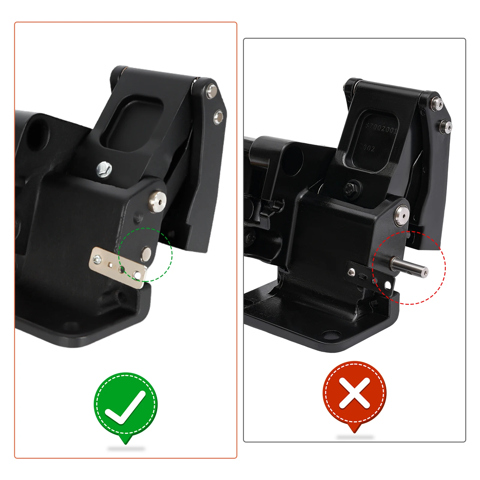 محرك لوحة الجري الأمامي الأيمن مع قوس لـ 2007-2014 Ford Explorer & Linkoln Navigator 8 Cylinder 5.4L Model #2